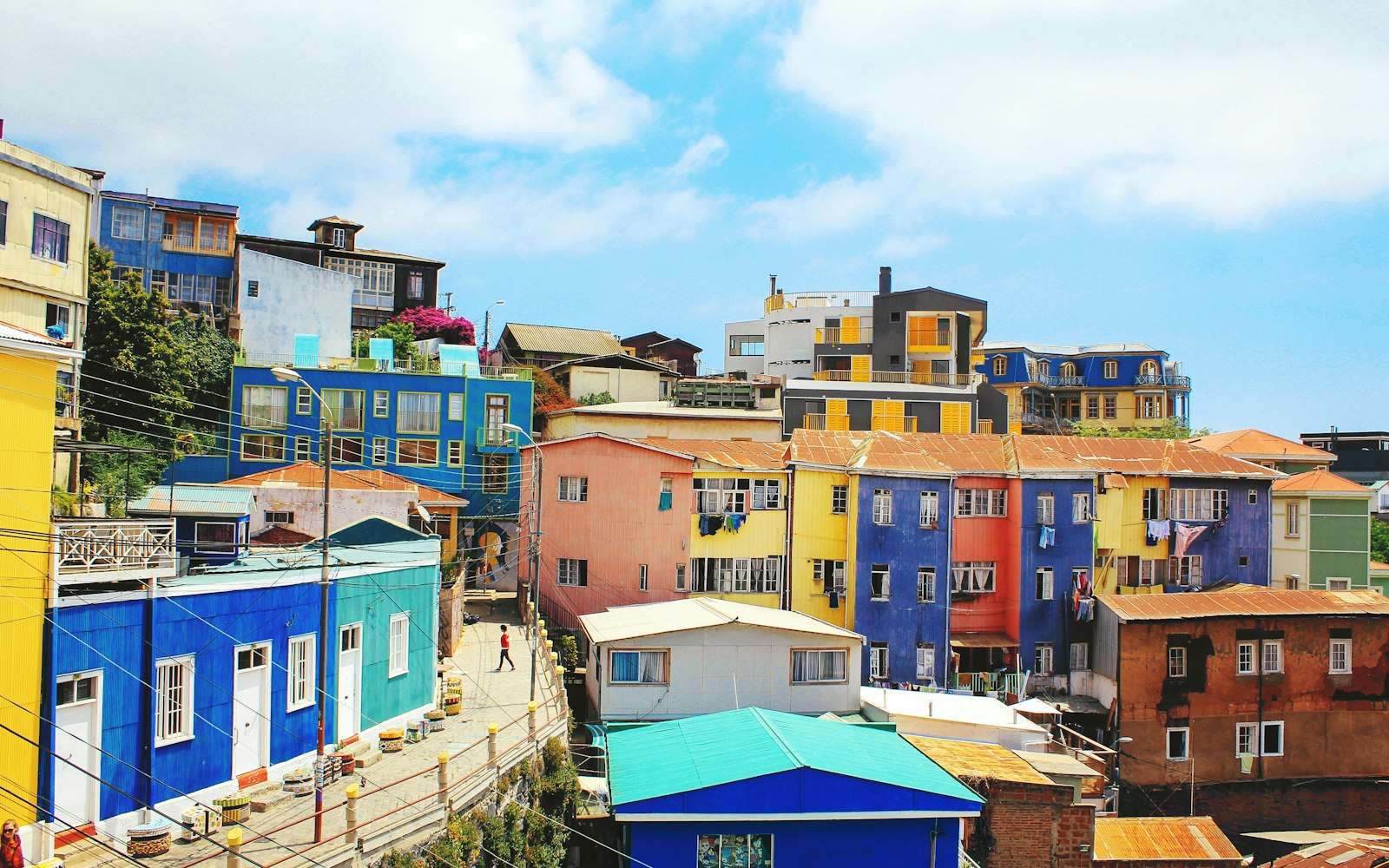 The painted houses of Valparaíso's hills